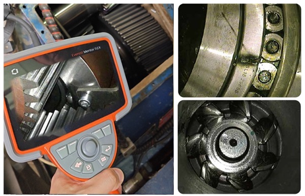 韋林工業(yè)內(nèi)窺鏡檢測風(fēng)電齒輪箱